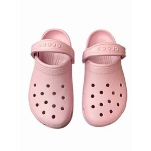 Sz 8 Women Sz 6 Men CROCS Classic Clogs Light Pink Slip-On Comfort Shoes